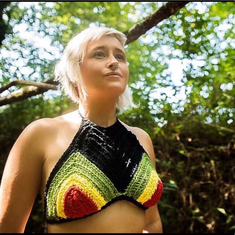 Crochet halter top